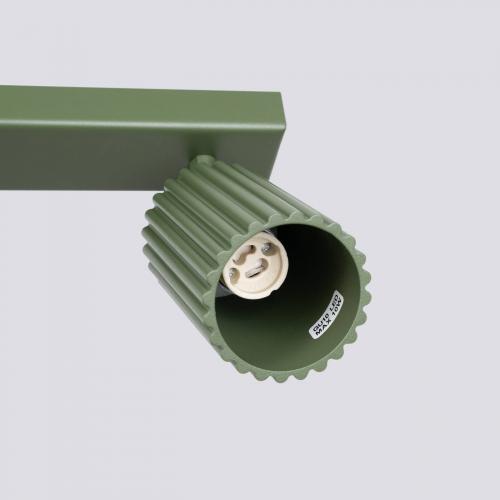 SOLLUX - Зелен спот KARBON 3L 3хGU10 3х10W IP20 SL.1619