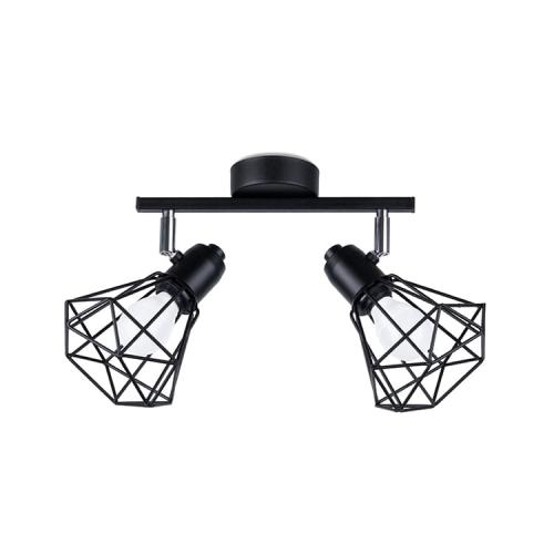 SOLLUX - Ceiling lamp ARTEMIS 2 black SL.1106