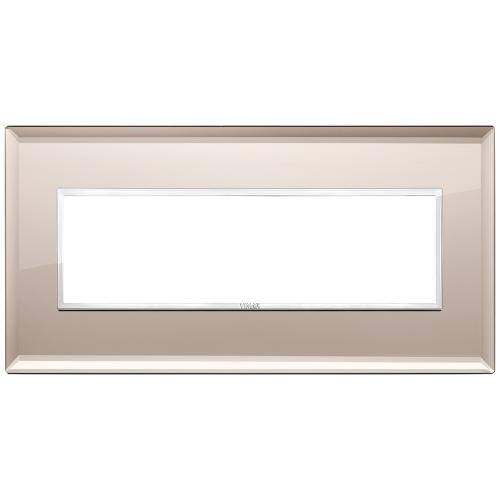 VIMAR - 21657.75 - Plate 7M crystal bronze mirror