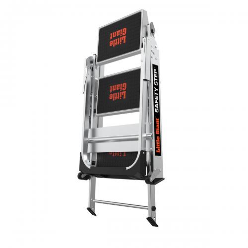 LITTLE GIANT - Стълба с противохлъзгащи широки стъпала SAFETY STEP макс 150кг 3 стъпала  10310BAEN
