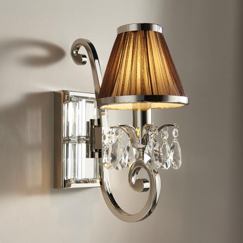 INTERIORS 1900 - wall luminaire OKSANA nickel 63534 E14,40W