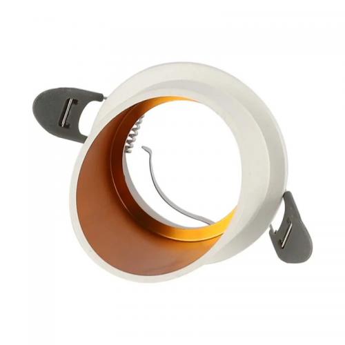 V-TAC - GU10 Fitting Round white SKU: 6682
