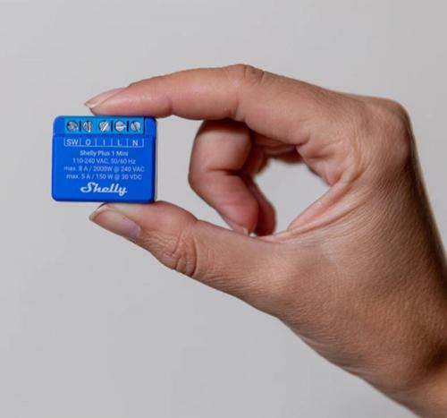 SHELLY - Микромодул Smart реле 1х On/Off 8A изисква неутрала Shelly Plus 1 Mini - 265659