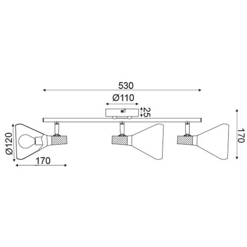 ACA LIGHTING - Спот Primary  GN283CWH