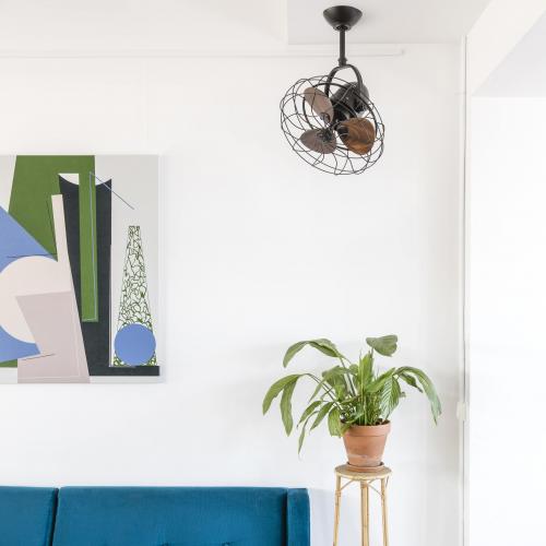 FARO - KEIKI Brown ceiling fan Ref.33715