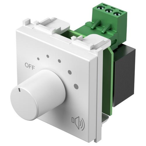 TEM - EM95MW Attenuator 100V 35W 2M, color White matt, Modul