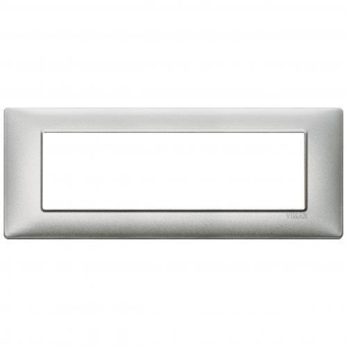 VIMAR - 14657.71 - Plana Рамка 7М италиански стандарт Metallized silver