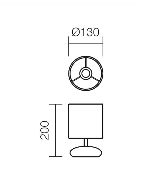 SMARTER - table  luminaire    FIVE 01-856  E14, 28W