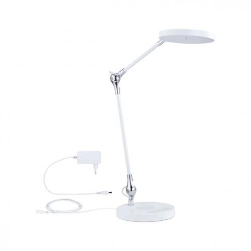 PAULMANN - Настолна лампа  79884  Numis Qi White Switch ⚡1000lm ⚡LED 11W⚡2700 - 6500 K⚡> 80 Ra✴Бял
