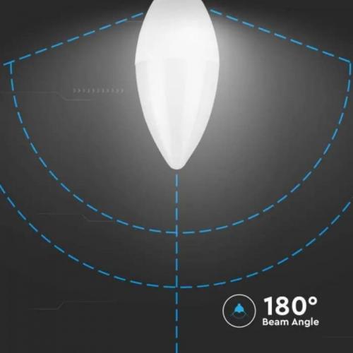 V-TAC - LED Крушка 3.7W E14 Кендъл 3000K SKU: 214216