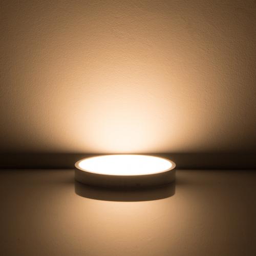 V-TAC - 18W LED Панел Външен монтаж Хром Кръг Неутрално Бяла Светлина SKU: 6370 VT-1805CH