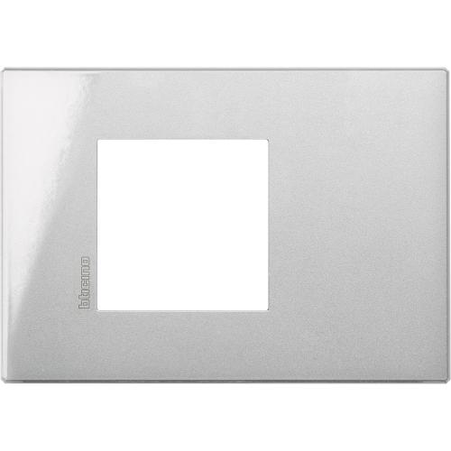 BTICINO - Cover plate Axolute Air 2 modules - Tech - material: metal