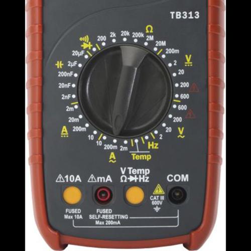 TESTBOY - Digital multimeter with automatic measuring range protection  TESTBOY 313