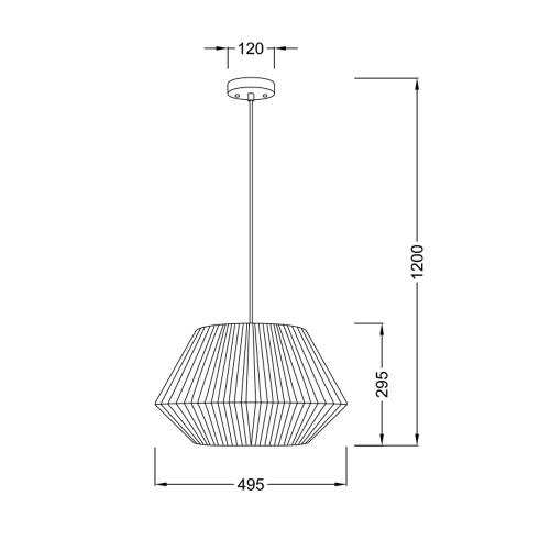 ACA LIGHTING - Пендел  PRIMARY   V36320
