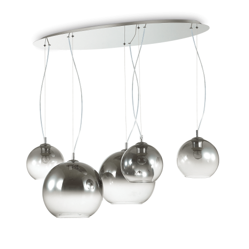 IDEAL LUX - Полилей  NEMO PLUS SP5 CROMO 250373 E27, 5X60W