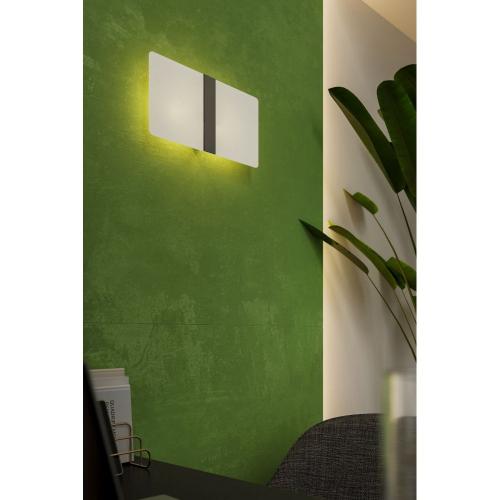 SOLLUX - Wall lamp AZALIA SL.1006 White/Chrome