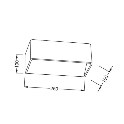 ACA LIGHTING - Аплик   WALL & CEILING LUMINAIRES   L350374L WD