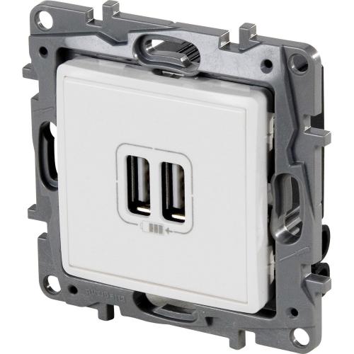 LEGRAND - 764594 Niloe Double USB charging socket White