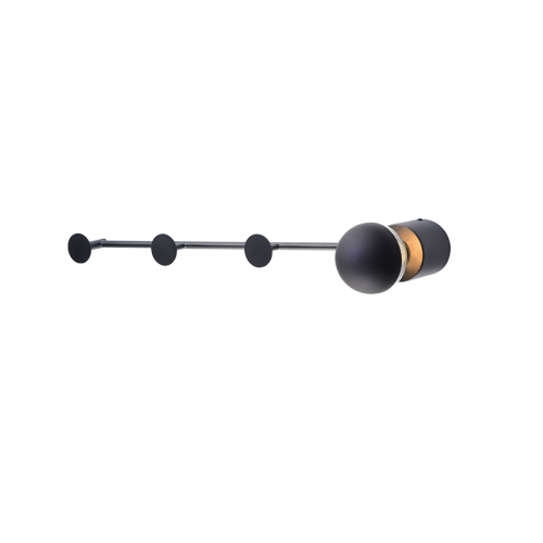 ACA LIGHTING - Аплик със закачалка за дрехи ZM711W66BK