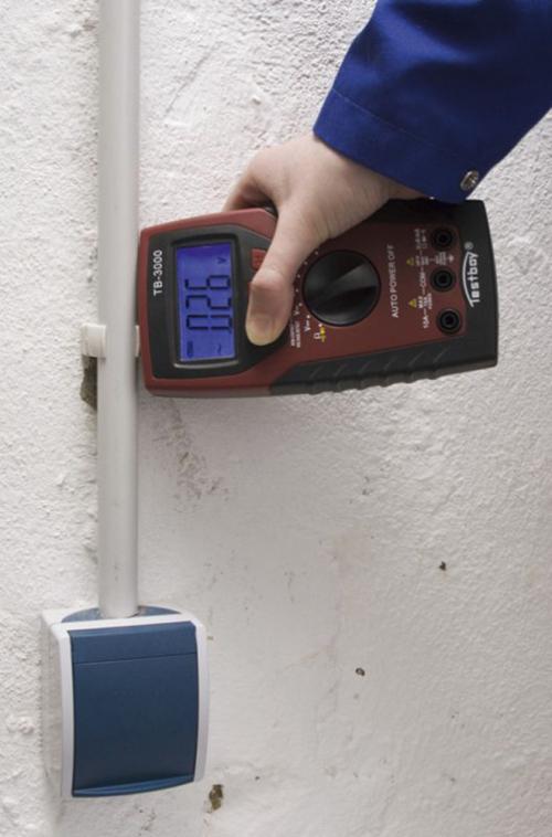 TESTBOY - Digital multimeter with cable break detector and LED torch 0 - 600V Testboy 3000