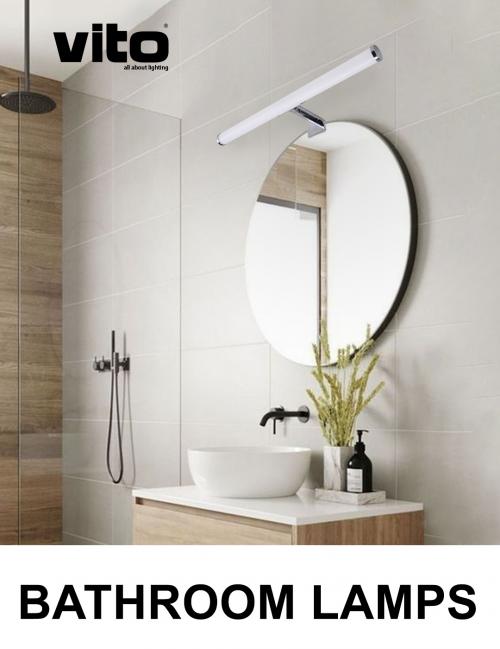 VITO - LED BATH LAMP MENTA 6W 4000K 40CM IP44 CHROME 2110340