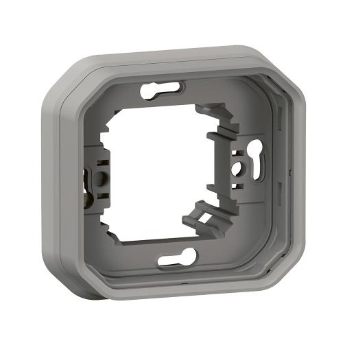 LEGRAND - Frame for flush mounting color Gray IP55 Plexo New 69681L
