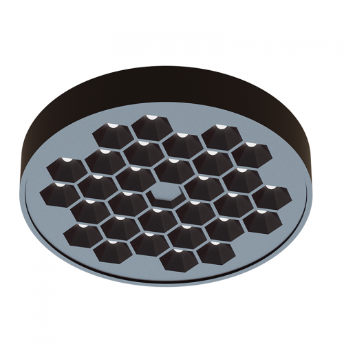 ACA LIGHTING - TREYE1540B MINI BLACK MAGNETIC LUMINAIRE 24V DC 15W 4000K 1100LM 50° RA90 5YRS Φ122*32ΜΜ