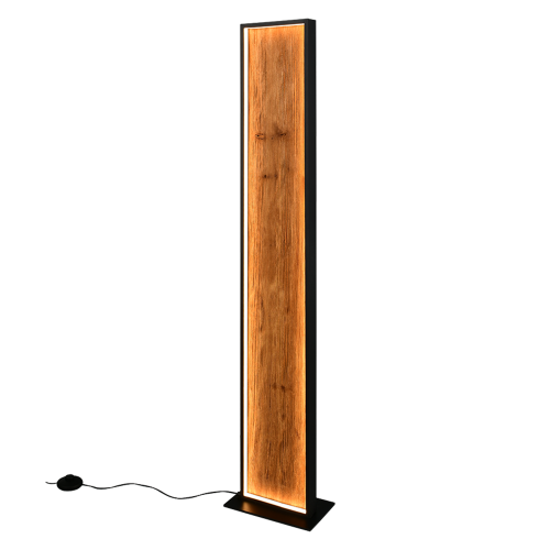 TRIO - Лaмпион H:120x25cm KALEA 455510130 35W 4100lm 3000K натурално дърво