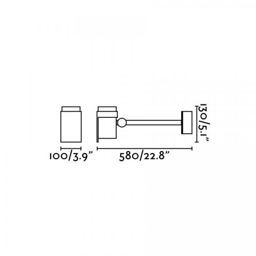FARO - FOC-2 LED Dark grey projector lamp Ref.70157  IP65