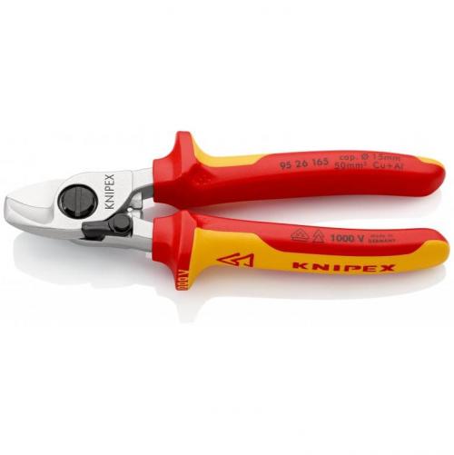 KNIPEX - Cable Shears With opening spring 165мм 9526165