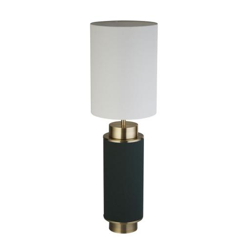 SEARCHLIGHT - Table Lamp dark green, brass FLASK EU59041AB 60W E27