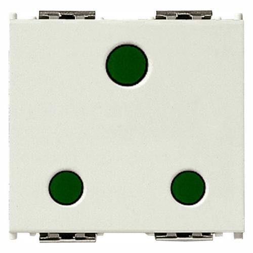 VIMAR - 16258.B - 2P+E 16A Контакт Английски стандарт бял IDEA