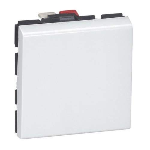 LEGRAND - 77010 Switch Mosaic - 10 AX - 250 V~ - 2 modules - white
