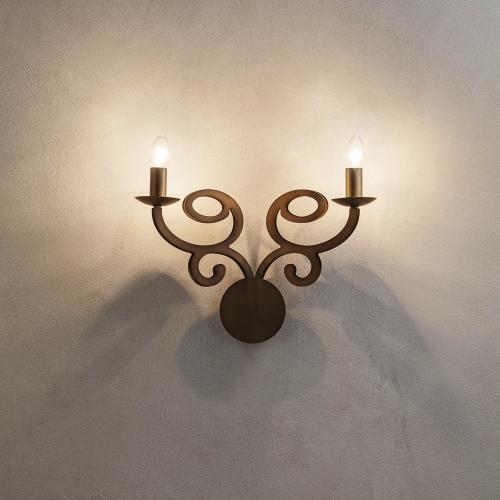 INCANTI - wall luminaire  MEDEA IMD W2 05 AP 2X28W E14 BRONZO