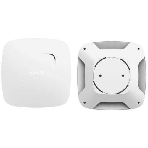 AJAX - Безжичен детектор за дим и топлина с вградена сирена Fire Protect Plus 8219.16.WH1 Бял
