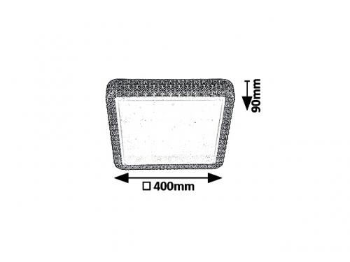 RABALUX - Плафон LUCILLA  5329 LED 24W, 2200lm, 4000K
