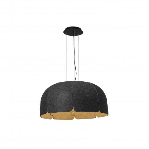 FARO - MUTE LED Brown and dark grey pendant lamp Ref.20102