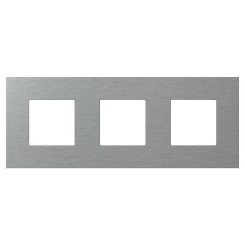 TEM - OG26MAM Frame 2+2+2M, color Silver, Modul Edge