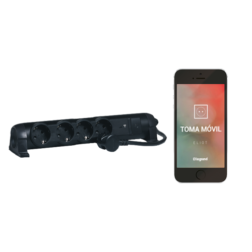 Mobiler Standfuß Mit Fingerhalterung – 16A, 3680W, Sicher & Praktisch