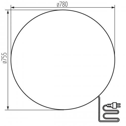 KANLUX - Garden light fitting with replaceable light source STONO 780 N - 36594