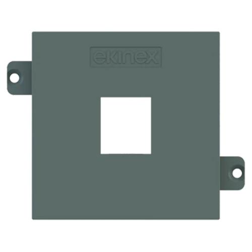 Ekinex - Faceplate for 1x RJ45 Keystone 55x55 Fenix Green Commodore - EK-KSC-1K-FVC