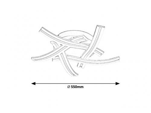 RABALUX - ceiling luminaire  TULIO 5890