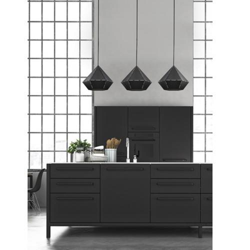 NOWODVORSKI - pendant luminaire DIAMOND Black I 6344