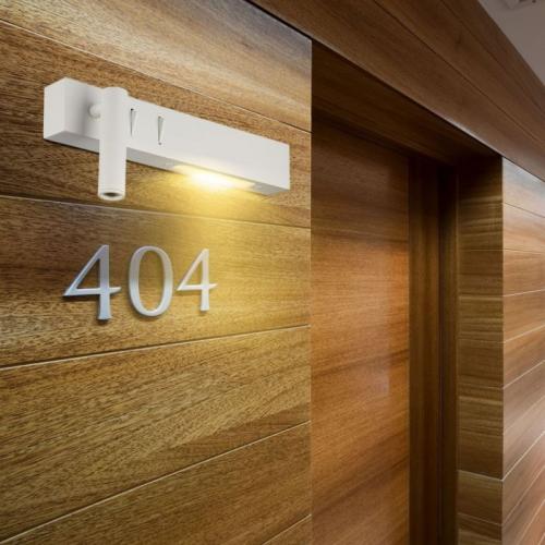 V-TAC - 3W+6W LED HOTEL SIDE LIGHT(WALL LAMP) COLORCODE:3000K-WHITE SKU 211488 VT-2953-N