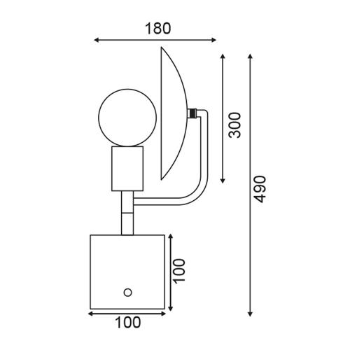 ACA LIGHTING -  AVANTGARDE V362981ST