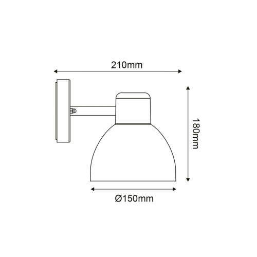ACA LIGHTING - Аплик BEROM1WG