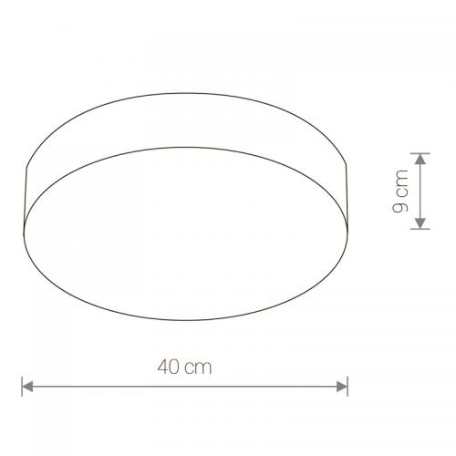 NOWODVORSKI - ceiling luminaire  ARENA SILVER 6770