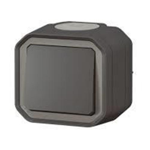 LEGRAND - Button monobloc for surface mounting color Anthracite IP55 Plexo New 69790L