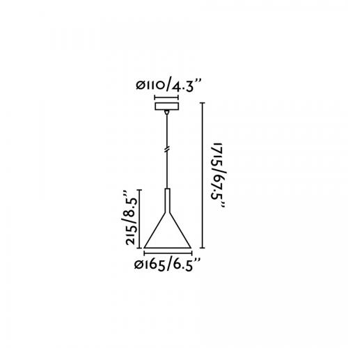 FARO - Пендел PAM-P LED 64160