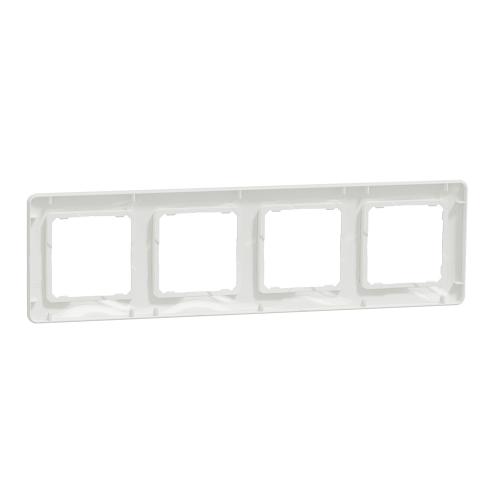 SCHNEIDER ELECTRIC - Рамка 4 модула, бял Sedna Design SDD311804